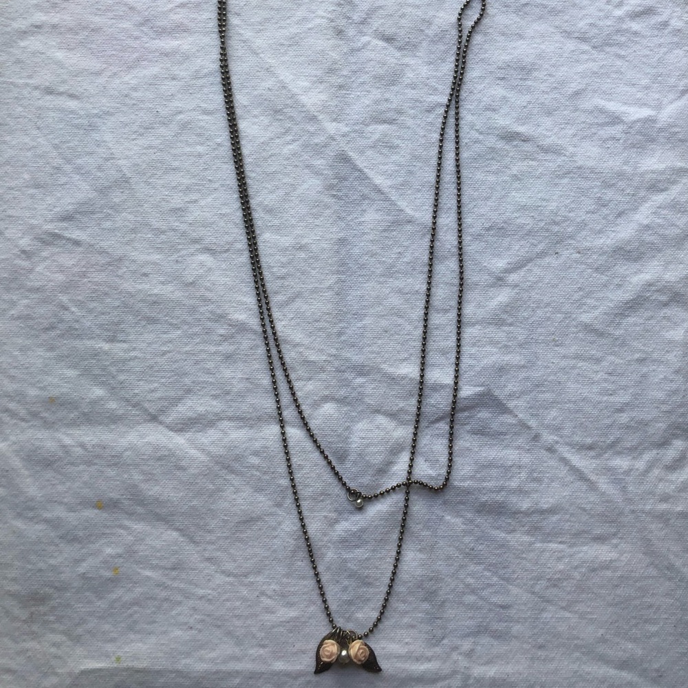 Long 2 layer necklace